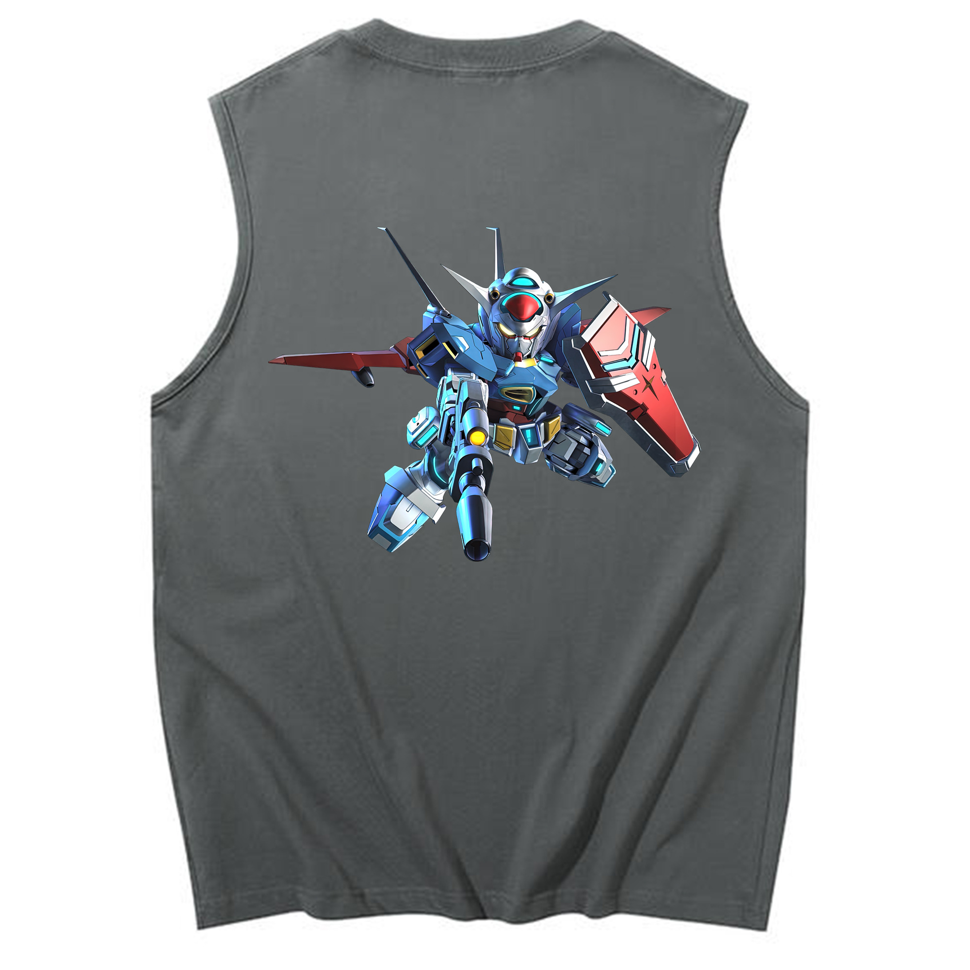 （画像用） 機動戦士ガンダム Mobile Suit Gundam コットン100％タンクトップ（背面プリント）